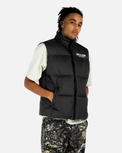 DALLAS PUFFER VEST GRAPHITE