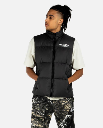 DALLAS PUFFER VEST GRAPHITE