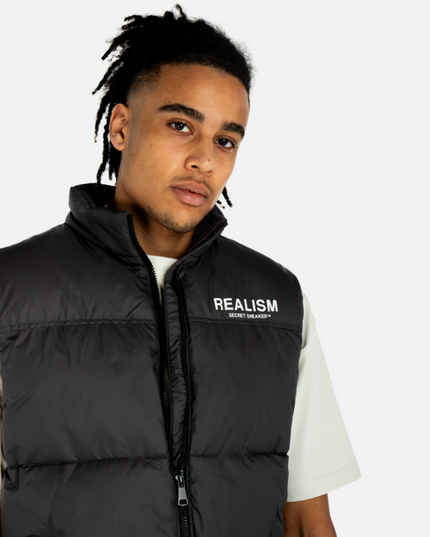 DALLAS PUFFER VEST GRAPHITE