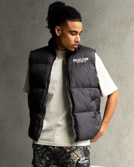 DALLAS PUFFER VEST GRAPHITE