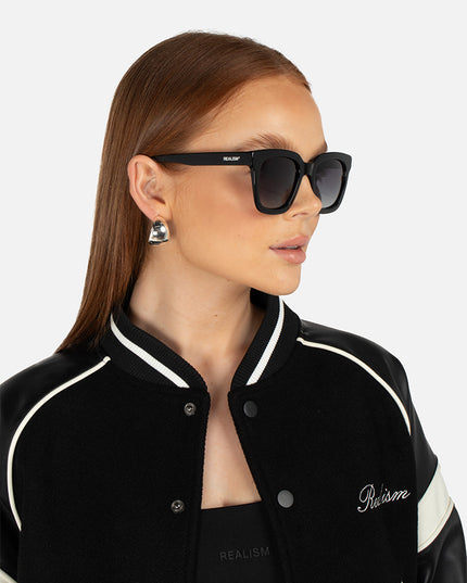 MONACO LOGO SUNGLASSES BLACK