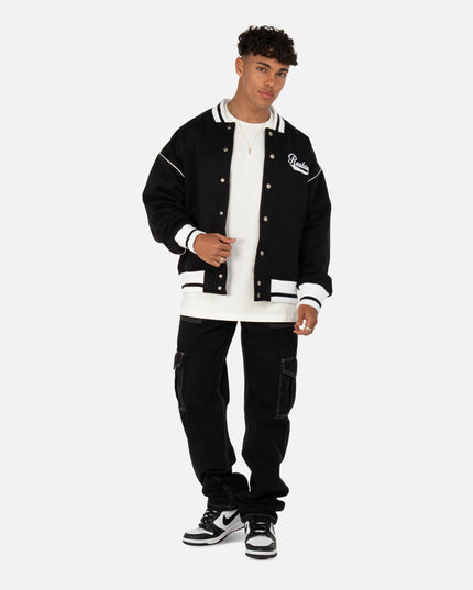 NEGAN BASEBALL JACKET BLACK