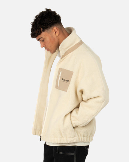 STRIDE SHERPA JACKET NATURAL