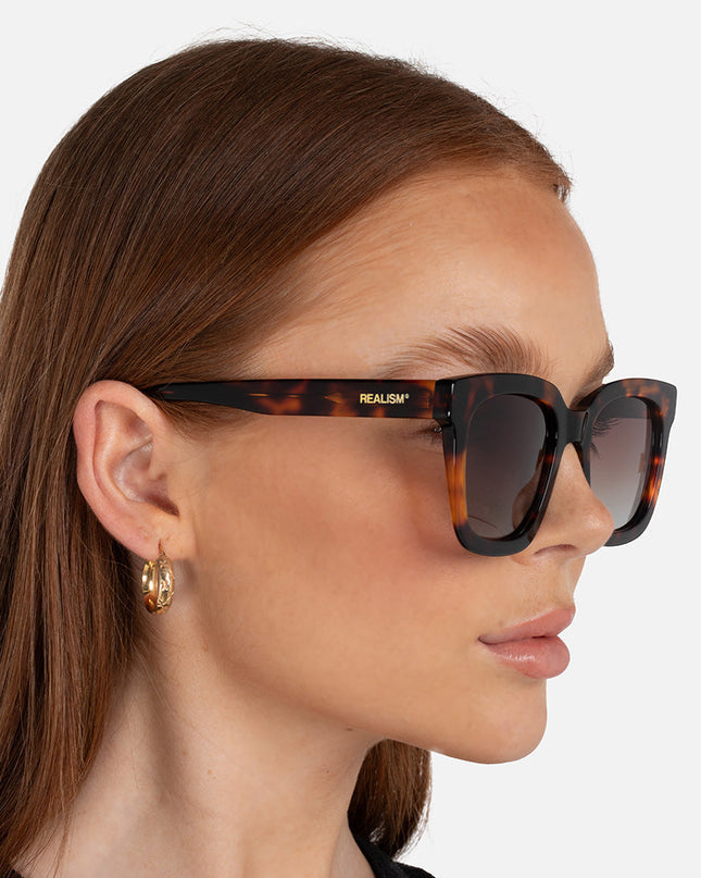 MONACO LOGO SUNGLASSES TORTOISE