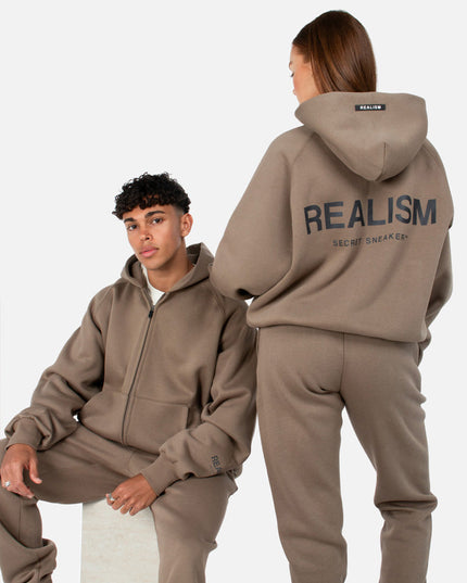 VISION ZIP HOODIE DESERT TAUPE