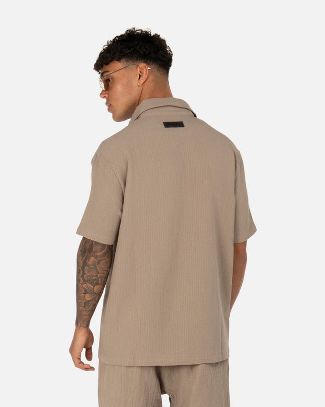 IBIZA BUTTON SHIRT DESERT SHADE