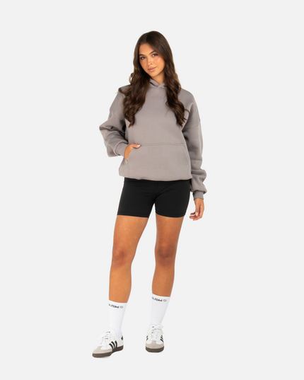 COURT BOXY HOODIE SPACE GREY