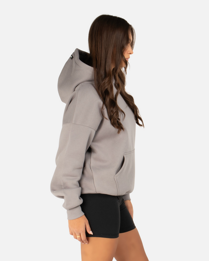 COURT BOXY HOODIE SPACE GREY