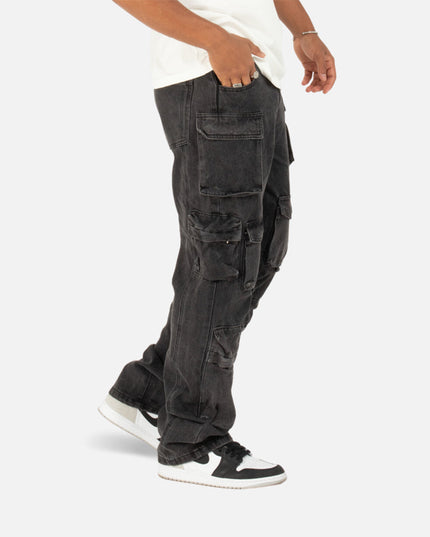 BROOKLYN DENIM CARGO BLACK