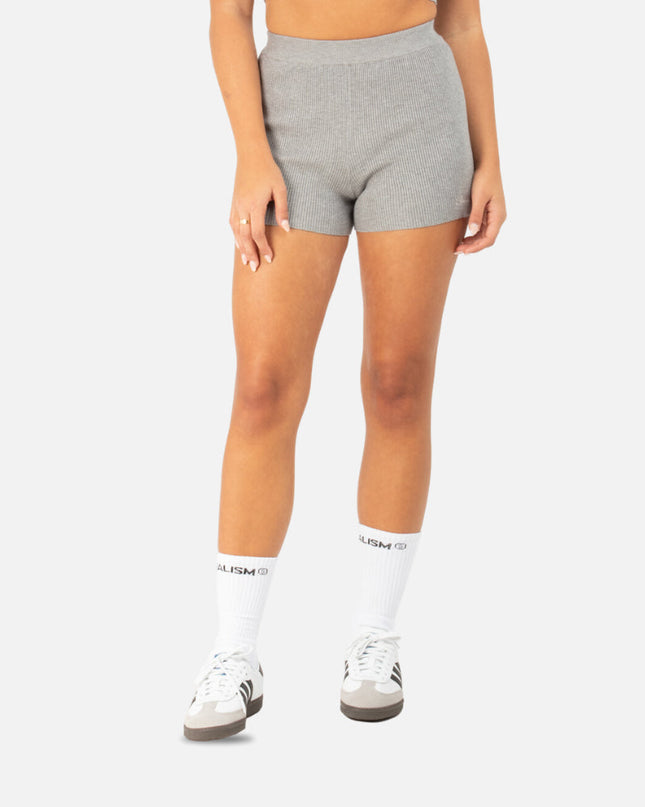 ACHELON KNIT SHORTS GREY