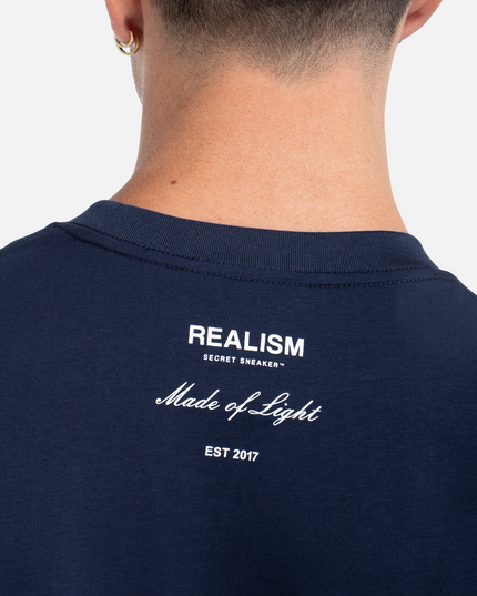 NEON LOGO TEE NAVY