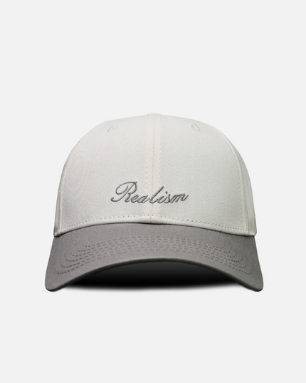 TWO TONE SCRIPT CAP TINTED GREY