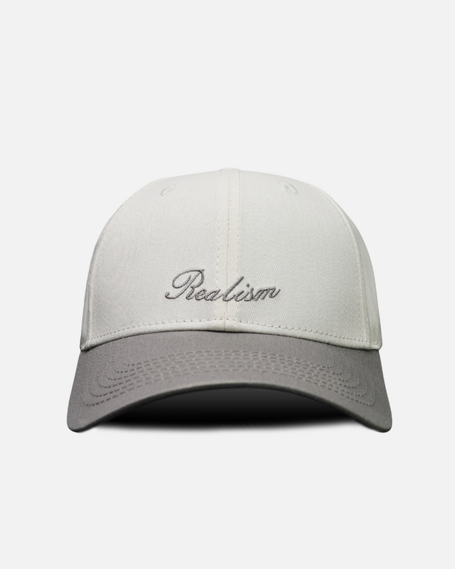 TWO TONE SCRIPT CAP TINTED GREY