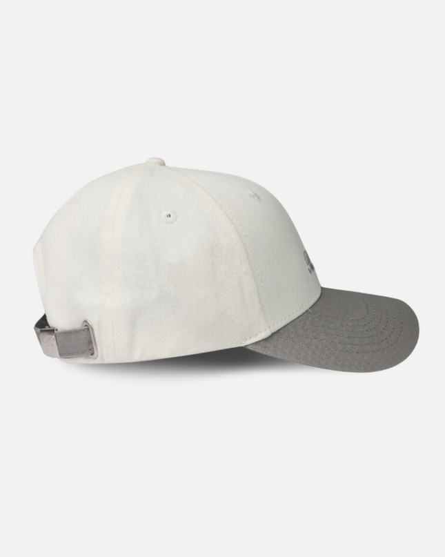 TWO TONE SCRIPT CAP TINTED GREY