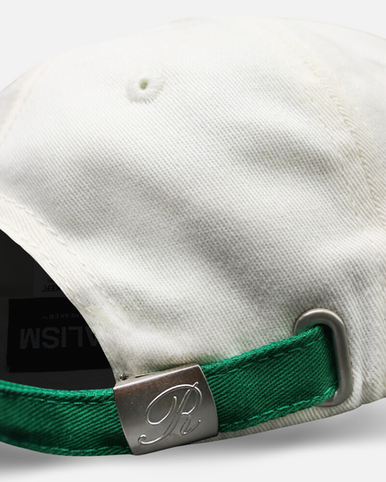 TWO TONE SCRIPT CAP DEEP GREEN