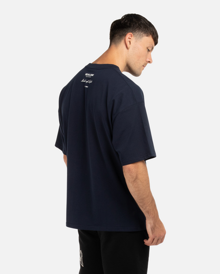 NEON LOGO TEE NAVY