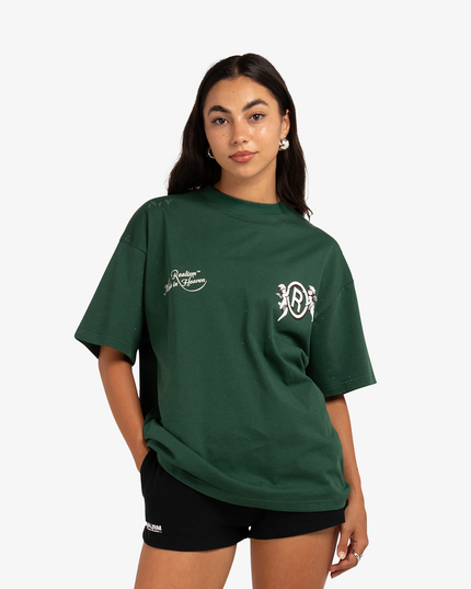 MADE IN HEAVEN TEE PINE GREEN