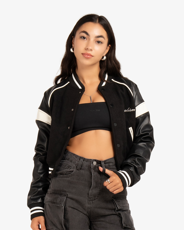 MENTONE WMNS CROP JACKET BLACK