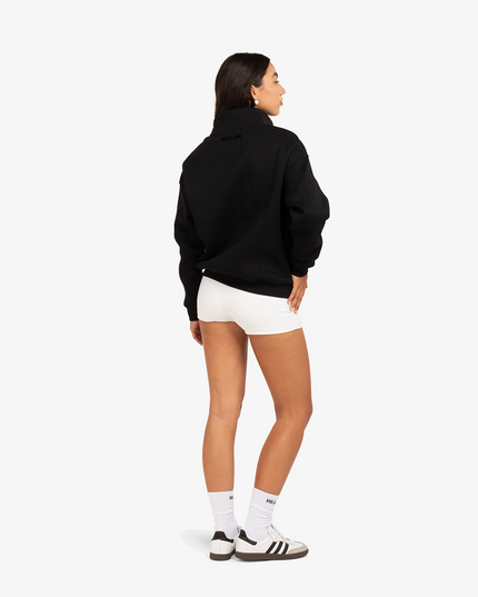 IDOL HALF ZIP SWEATER BLACK