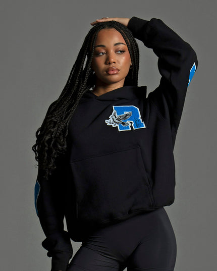 COLLEGE TEAM HOODIE BLACK