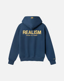 VISION LOGO ZIP HOODIE MAZARINE GOLD