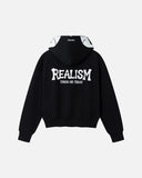 SKELETON ZIP HOODIE BLACK