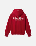 VISION LOGO ZIP HOODIE CRIMSON RED