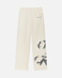 DECAY SWEATPANTS OPEN LEG VINTAGE WHITE