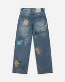 [PRE-ORDER] REALISM AND WINNIE THE POOH SCRIBBLE DENIM RUST TINTED
