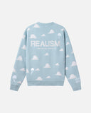 [PRE-ORDER] REALISM AND TOY STORY CLOUD KNIT SWEATER POWDER BLUE
