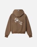 HORSE PATCH ZIP HOODIE V2 EARTH