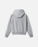 RACER ZIP HOODIE FLEECE GREY MARLE