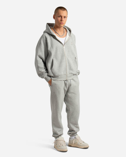 RADIANT ZIP HOODIE GREY MARLE