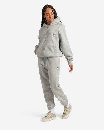 RADIANT ZIP HOODIE GREY MARLE