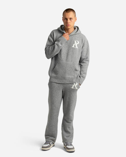 RADIANT KNIT HOODIE GREY MARLE