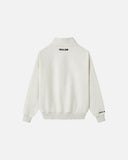 ELITE HALF ZIP SWEATER OATMEAL