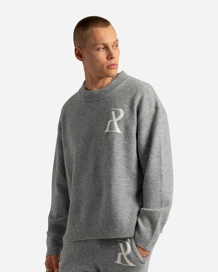 RADIANT KNIT CREWNECK GREY MARLE