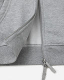 RACER ZIP HOODIE FLEECE GREY MARLE