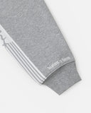 RACER ZIP HOODIE FLEECE GREY MARLE