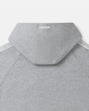RACER ZIP HOODIE FLEECE GREY MARLE
