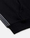 RACER ZIP HOODIE FLEECE BLACK