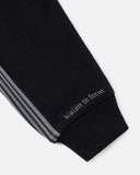 RACER ZIP HOODIE FLEECE BLACK