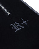 RACER TRACK PANT FLEECE BLACK