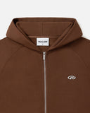 RADIANT ZIP HOODIE V2 CHESTNUT