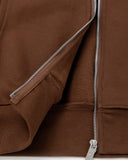 RADIANT ZIP HOODIE V2 CHESTNUT