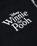 REALISM AND WINNIE THE POOH SKETCH ZIP HOODIE BLACK