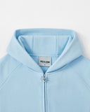 GLIMMER LOGO ZIP HOODIE V2 POWDER BLUE