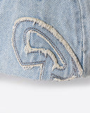 REALISM AND DISNEY DENIM CHARACTER CAP WASHED BLUE