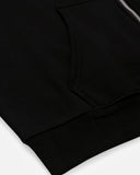PASTE-UP ZIP HOODIE BLACK