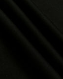 PASTE-UP ZIP HOODIE BLACK
